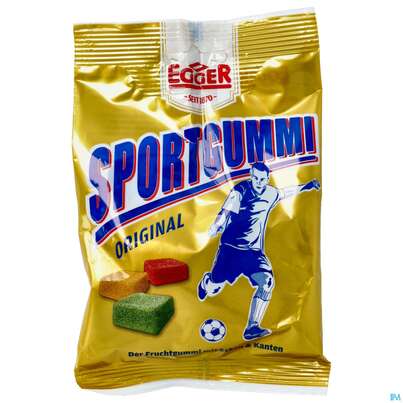 Sie sehen eine Packung Egger Sportgummi Beute 75g, Produktbild: 01 Egger Sportgummi Beute 75g, A-Nr.: 0922900 - 01