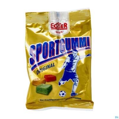 Sie sehen eine Packung Egger Sportgummi Beute 75g, Produktbild: 02 Egger Sportgummi Beute 75g, A-Nr.: 0922900 - 02