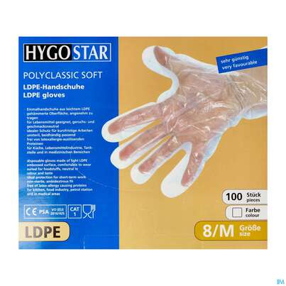 Sie sehen eine Packung Einmalhandschuhe Pfm Damen 100st, Produktbild: 02 Einmalhandschuhe Pfm Damen 100st, A-Nr.: 0982078 - 02