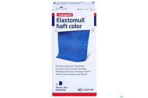 Elastische Binden Elastomull/haft/color Blau 4mx10cm 1st, A-Nr.: 5427105 - 01