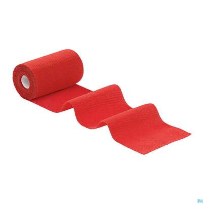 Elastische Binden Idealast/haft Kohaesiv/color Rot 4mx 10cm 1st, A-Nr.: 4174659 - 03