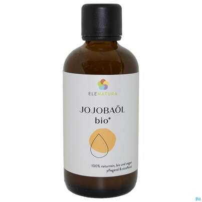 Sie sehen eine Packung Elenatura Basisoel Bio Jojobaoel 100ml, Produktbild: 01 Elenatura Basisoel Bio Jojobaoel 100ml, A-Nr.: 5411067 - 01