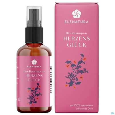 Sie sehen eine Packung Elenatura Raumspray Herzensglueck 50ml, Produktbild: 02 Elenatura Raumspray Herzensglueck 50ml, A-Nr.: 5411162 - 02