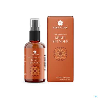 Sie sehen eine Packung Elenatura Raumspray Kraftspender 50ml, Produktbild: 01 Elenatura Raumspray Kraftspender 50ml, A-Nr.: 5411179 - 01