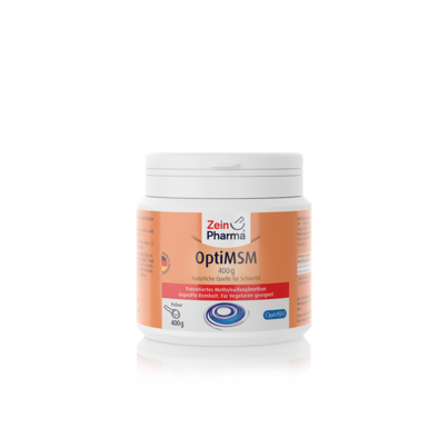 Sie sehen eine Packung Zeinpharma Optimsm Pulver, Produktbild: 01 Zeinpharma Optimsm Pulver, A-Nr.: 4267898 - 01