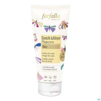 Sie sehen eine Packung Farfalla Baby/rose Zaertliche Pflegecreme 100ml, Produktbild: 01 Farfalla Baby/rose Zaertliche Pflegecreme 100ml, A-Nr.: 4522971 - 01