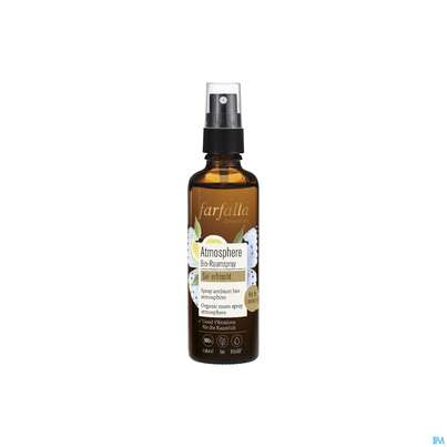 Sie sehen eine Packung Farfalla Bio-raumspray Atmosphere Lemongrass 75ml, Produktbild: 02 Farfalla Bio-raumspray Atmosphere Lemongrass 75ml, A-Nr.: 4908222 - 02