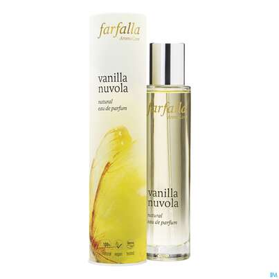 Sie sehen eine Packung Farfalla Natural Eau De Parfum Vanilla Nuvola 50ml, Produktbild: 01 Farfalla Natural Eau De Parfum Vanilla Nuvola 50ml, A-Nr.: 4522669 - 01
