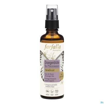 Farfalla Pflanzenwasser/bio Orangenblueten Verwoehnzeit 75ml, A-Nr.: 4860751 - 01