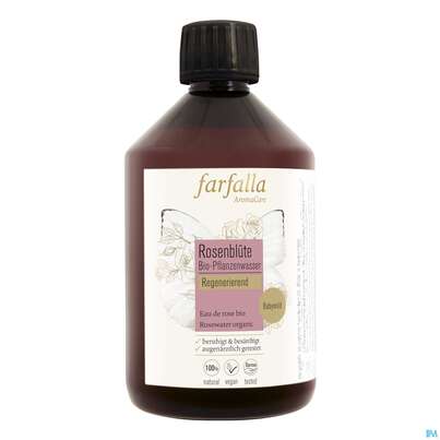 Farfalla Pflanzenwasser/bio Regenerierend Rosenblueten 500ml, A-Nr.: 4860780 - 02