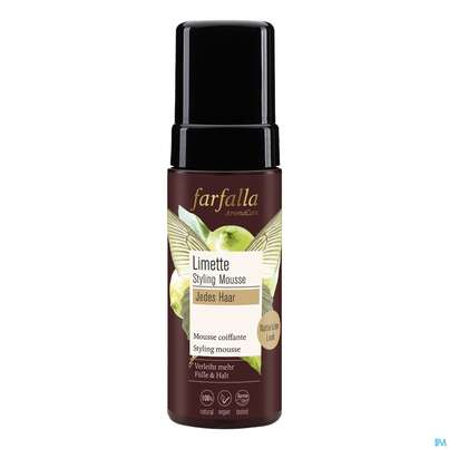 Sie sehen eine Packung Farfalla Styling Mousse Limette 150ml, Produktbild: 02 Farfalla Styling Mousse Limette 150ml, A-Nr.: 5246510 - 02