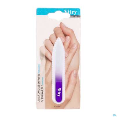 Sie sehen eine Packung Feile Vitry Glas Farbig Klein 1073p 1st, Produktbild: 02 Feile Vitry Glas Farbig Klein 1073p 1st, A-Nr.: 4633446 - 02