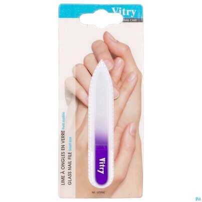 Sie sehen eine Packung Feile Vitry Glas Farbig Klein 1073p 1st, Produktbild: 05 Feile Vitry Glas Farbig Klein 1073p 1st, A-Nr.: 4633446 - 05