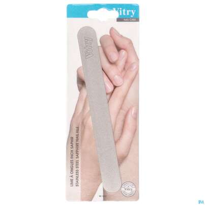 Sie sehen eine Packung Feile Vitry Saphir Nagel Inox 1064 1st, Produktbild: 01 Feile Vitry Saphir Nagel Inox 1064 1st, A-Nr.: 4870991 - 01