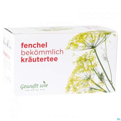 Sie sehen eine Packung Fenchel Tee Gewusst Wie Beute 20st, Produktbild: 02 Fenchel Tee Gewusst Wie Beute 20st, A-Nr.: 4622655 - 02