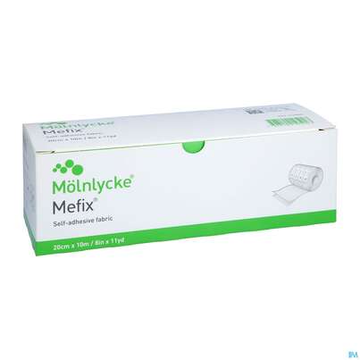 Sie sehen eine Packung Fixierverband Mefix 10mx 20cm 1st, Produktbild: 03 Fixierverband Mefix 10mx 20cm 1st, A-Nr.: 0690447 - 03