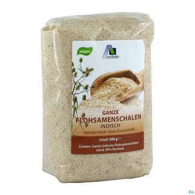 Flohsamenschalen Indisch 500g, A-Nr.: 5296146 - 02
