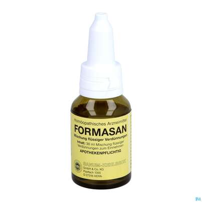 Sie sehen eine Packung Formasan Tropfen 30ml, Produktbild: 06 Formasan Tropfen 30ml, A-Nr.: 2390672 - 06
