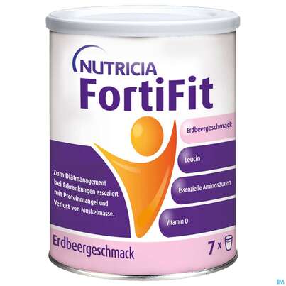 Fortifit 280g Dose Erdbeere 12st, A-Nr.: 3811101 - 02