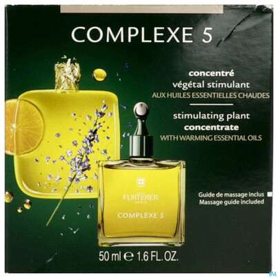 Sie sehen eine Packung Furterer Complexe 5 Stimulierendes Pflanzenkonzentrat 50ml, Produktbild: 01 Furterer Complexe 5 Stimulierendes Pflanzenkonzentrat 50ml, A-Nr.: 5439462 - 01