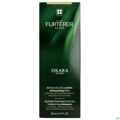 Sie sehen eine Packung Furterer Okara Blond Leuchtkraft-balsam 150ml, Produktbild: 01 Furterer Okara Blond Leuchtkraft-balsam 150ml, A-Nr.: 5439752 - 01
