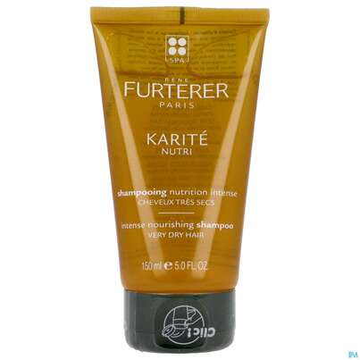 Sie sehen eine Packung Furterer Shea-butter Nutri Intensiv-nährendes Shampoo 150ml, Produktbild: 04 Furterer Shea-butter Nutri Intensiv-nährendes Shampoo 150ml, A-Nr.: 5439628 - 04