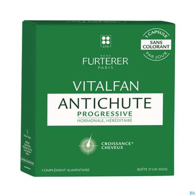Sie sehen eine Packung Furterer Vitalfan Progressive 30 St, Produktbild: 03 Furterer Vitalfan Progressive 30 St, A-Nr.: 5439982 - 03