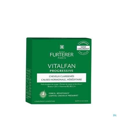 Sie sehen eine Packung Furterer Vitalfan Progressive 30 St, Produktbild: 04 Furterer Vitalfan Progressive 30 St, A-Nr.: 5439982 - 04
