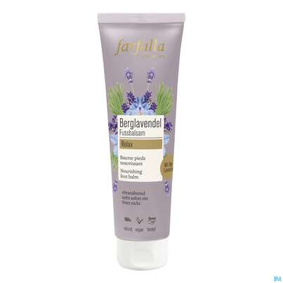 Sie sehen eine Packung Fuss Balsam Farfalla Berglavendel 75ml, Produktbild: 02 Fuss Balsam Farfalla Berglavendel 75ml, A-Nr.: 5781143 - 02