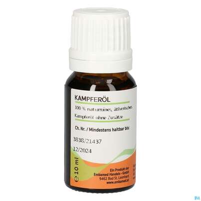 Sie sehen eine Packung Gall Pharma Kampferöl Embamed, Produktbild: 01 Gall Pharma Kampferöl Embamed, A-Nr.: 5074026 - 01