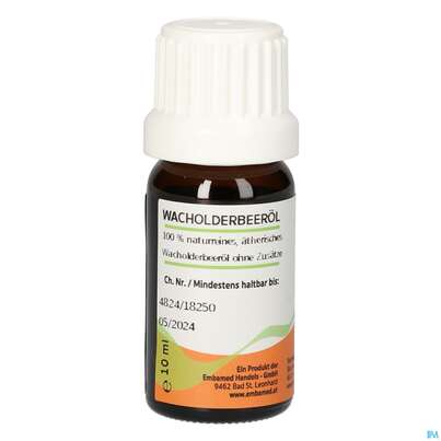 Sie sehen eine Packung Gall Pharma Wacholderbeeröl Embamed, Produktbild: 01 Gall Pharma Wacholderbeeröl Embamed, A-Nr.: 4947096 - 01