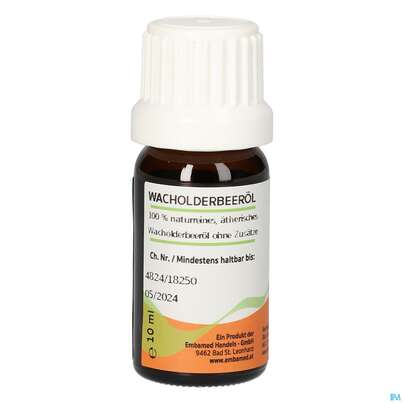 Sie sehen eine Packung Gall Pharma Wacholderbeeröl Embamed, Produktbild: 04 Gall Pharma Wacholderbeeröl Embamed, A-Nr.: 4947096 - 04