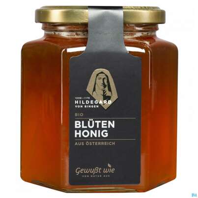 Sie sehen eine Packung Gewusst Wie Bio Hildegard Bluetenhonig 500g, Produktbild: 02 Gewusst Wie Bio Hildegard Bluetenhonig 500g, A-Nr.: 4934426 - 02