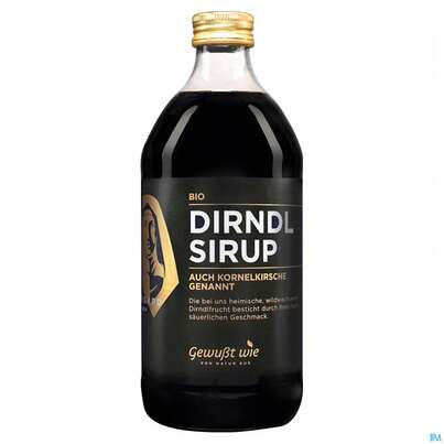 Sie sehen eine Packung Gewusst Wie Hildegard Sirup Dirndl 500ml, Produktbild: 01 Gewusst Wie Hildegard Sirup Dirndl 500ml, A-Nr.: 5067150 - 01