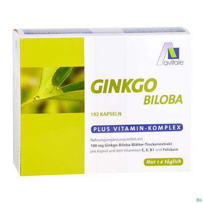 Ginkgo Kapseln 100mg +b1+c+e Avi 192st, A-Nr.: 3831262 - 03