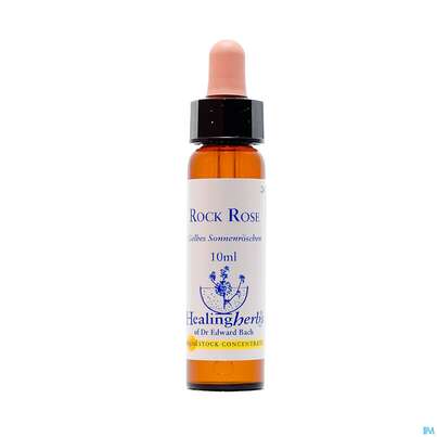 Sie sehen eine Packung Healing Herbs 26 Rock Rose 10ml, Produktbild: 01 Healing Herbs 26 Rock Rose 10ml, A-Nr.: 2186463 - 01