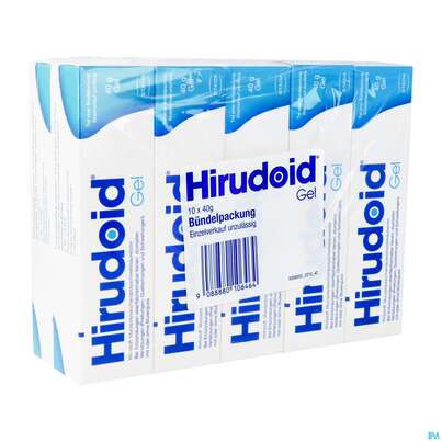 Sie sehen eine Packung Hirudoid Gel Bp10x 400g, Produktbild: 02 Hirudoid Gel Bp10x 400g, A-Nr.: 0106460 - 02