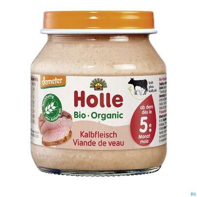 Holle Bio/demeter Fleischglaeschen Kalbfleisch 125g, A-Nr.: 5823893 - 01