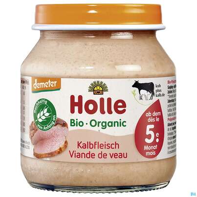 Holle Bio/demeter Fleischglaeschen Kalbfleisch 125g, A-Nr.: 5823893 - 02