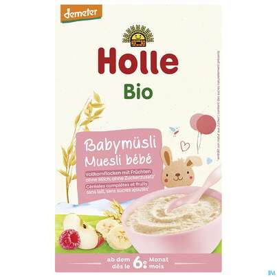 Sie sehen eine Packung Holle Demeter Bio Baby-mueslibrei 250g, Produktbild: 02 Holle Demeter Bio Baby-mueslibrei 250g, A-Nr.: 2364172 - 02