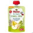 Sie sehen eine Packung Holle Demeter Bio Fruechtepueree Ab 1 Jahr Fennel Frog Birne Apfel/fenchel 100g, Produktbild: 02 Holle Demeter Bio Fruechtepueree Ab 1 Jahr Fennel Frog Birne Apfel/fenchel 100g, A-Nr.: 5080736 - 02