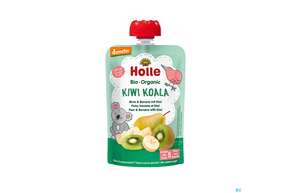 Holle Demeter Bio Fruechtepueree Ab 1 Jahr Kiwi Koala Birne/banane/kiwi 100g, A-Nr.: 5080794 - 01