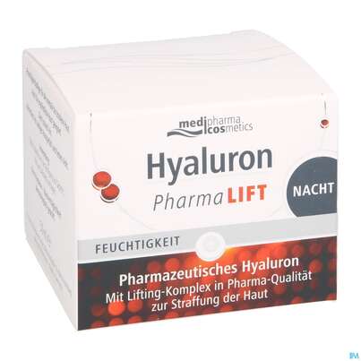 Sie sehen eine Packung Hyaluron Pharma Lift Nacht 50ml, Produktbild: 06 Hyaluron Pharma Lift Nacht 50ml, A-Nr.: 5181874 - 06
