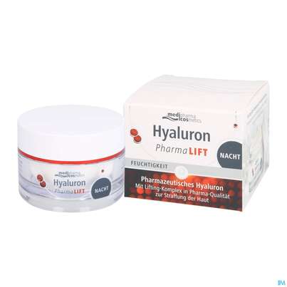 Sie sehen eine Packung Hyaluron Pharma Lift Nacht 50ml, Produktbild: 07 Hyaluron Pharma Lift Nacht 50ml, A-Nr.: 5181874 - 07