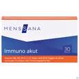 Sie sehen eine Packung Immuno Kapseln Menssana Akut 30st, Produktbild: 01 Immuno Kapseln Menssana Akut 30st, A-Nr.: 3484406 - 01