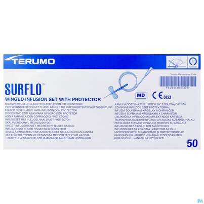 Sie sehen eine Packung Injektionsspritzen U.zubeh. Butterfly/safety Perfusionsbesteck Surshield/surflo 25g 0,5x 50st, Produktbild: 01 Injektionsspritzen U.zubeh. Butterfly/safety Perfusionsbesteck Surshield/surflo 25g 0,5x 50st, A-Nr.: 4172761 - 01