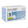 Sie sehen eine Packung Injektionsspritzen U.zubeh. Insulin Accu-fine Pen Nadeln 0,25mm(31g)/5mm 100st, Produktbild: 03 Injektionsspritzen U.zubeh. Insulin Accu-fine Pen Nadeln 0,25mm(31g)/5mm 100st, A-Nr.: 4790269 - 03