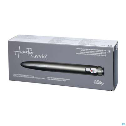 Sie sehen eine Packung Injektionsspritzen U.zubeh. Insulin Humapen Savvio Graphit 1st, Produktbild: 04 Injektionsspritzen U.zubeh. Insulin Humapen Savvio Graphit 1st, A-Nr.: 3979958 - 04