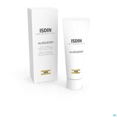Sie sehen eine Packung Isdin Isdinceutics Auriderm 50ml, Produktbild: 03 Isdin Isdinceutics Auriderm 50ml, A-Nr.: 5570541 - 03