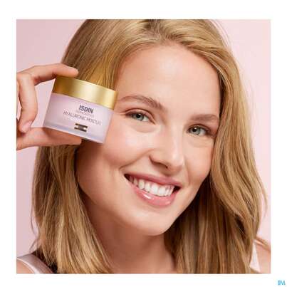 Sie sehen eine Packung Isdin Isdinceutics Hyal.moisture Empfindlich 50g, Produktbild: 06 Isdin Isdinceutics Hyal.moisture Empfindlich 50g, A-Nr.: 5608060 - 06